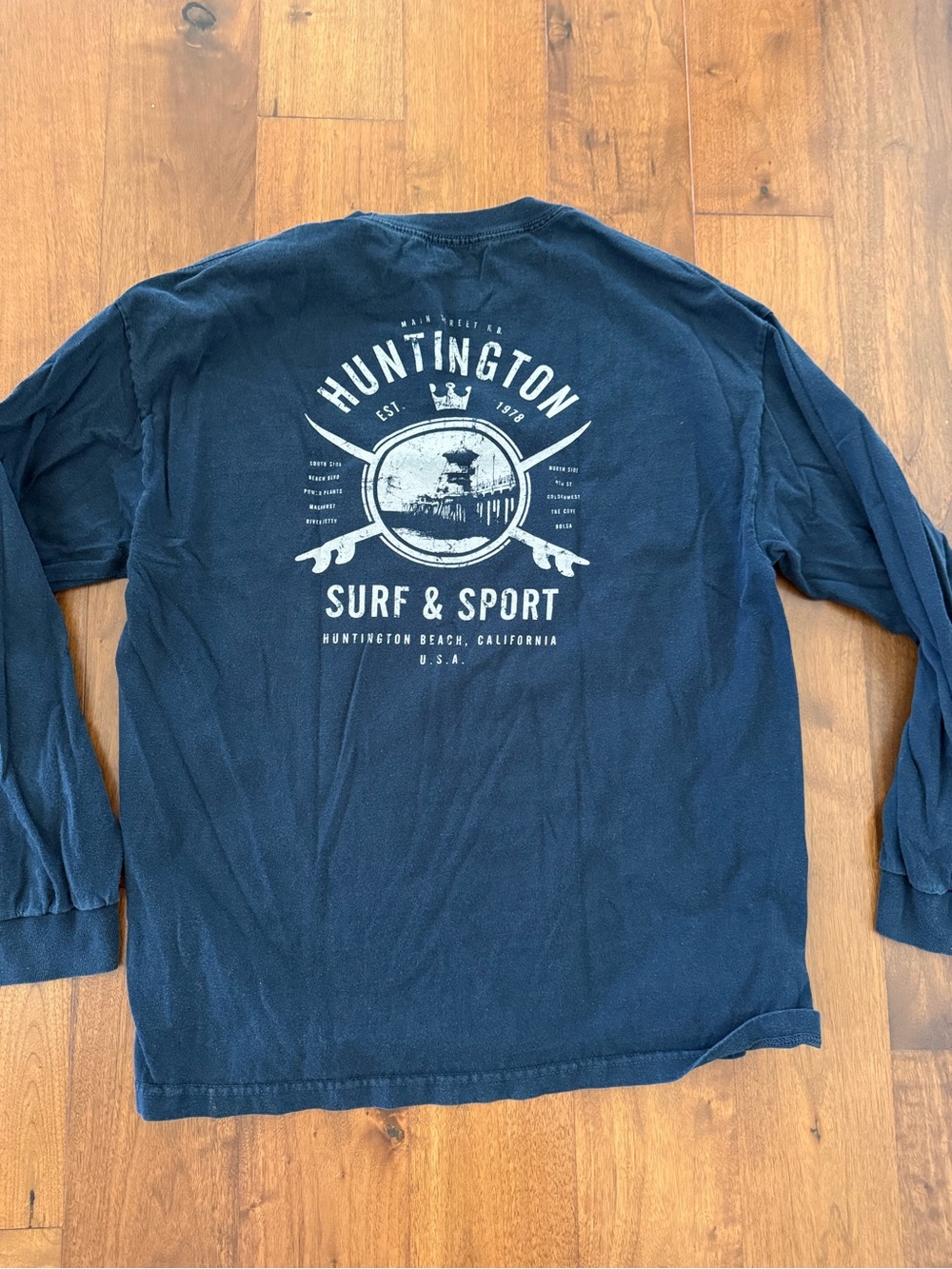 Navy HSS Long Sleeve Tee